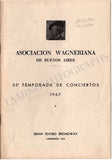 Richter-Haaser, Hans - Set of 2 Concert Programs Buenos Aires 1965