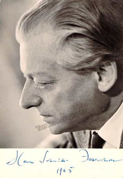 Schmidt-Isserstedt, Hans - Signed Photograph 1965