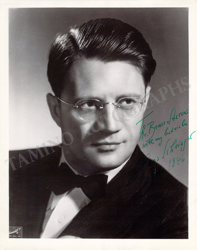 Schwieger, Hans - Signed Photograph 1946