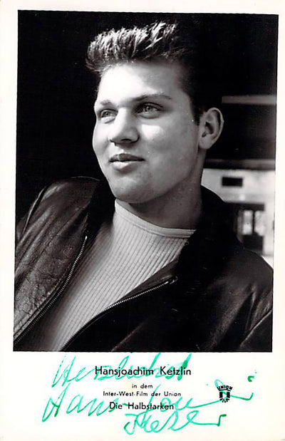 Ketzlin, Hans-Joachim - Signed Photograph in "Die Halbstarken"