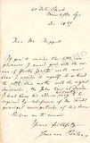 Bulow, Hans von - Autograph Letter Signed
