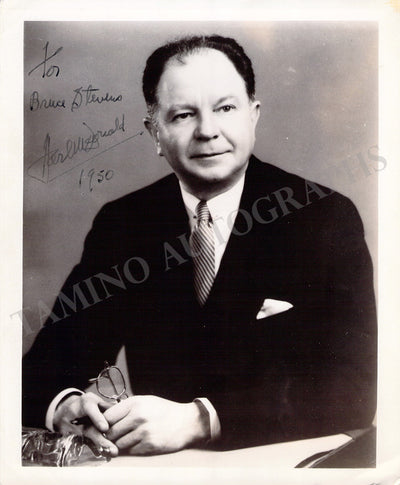 McDonald, Harl - Signed Photograph 1950