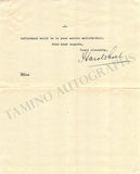 Holt, Harold - Typed Letter Signed 1934 to A. Toscanini