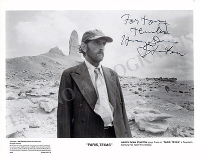 Stanton, Harry Dean - Signed Photo in "Paris, Texas"
