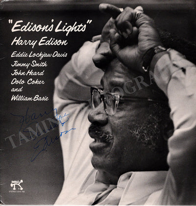 Edison, Harry - Signed LP Record "Edison's Lights"