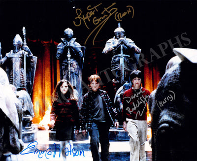 Harry Potter - Photo Signed by 3 Main Characters