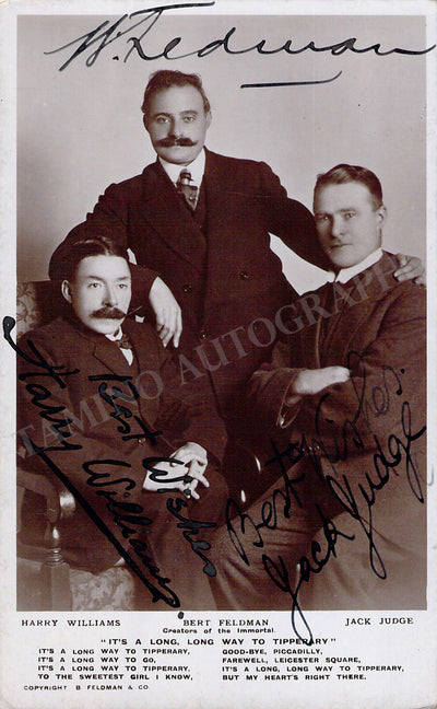 Judge, Jack & Others - Signed Photograph