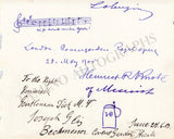 Vintage Opera Signers - Lot of Signed Album Pages