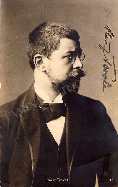 Tovote, Heinz - Signed Photograph