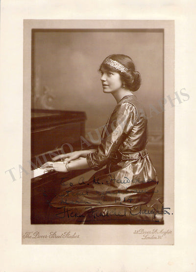 Henschel-Claughton, Helen - Signed Photograph 1914