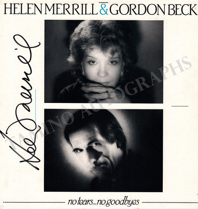 Merrill, Helen - Signed LP Record "No Tears... No Goodbyes"