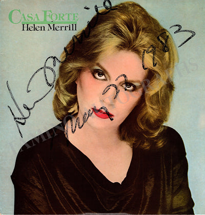 Merrill, Helen - Signed LP Record "Casa Forte"