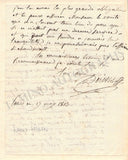 Derivis, Henri-Etienne - Autograph Letter Signed 1813