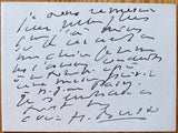 Busser, Henri - Set of 6 Autograph Letters Signed