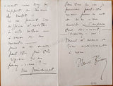 Busser, Henri - Set of 6 Autograph Letters Signed