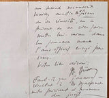 Busser, Henri - Set of 6 Autograph Letters Signed