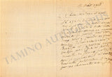 Rochefort, Henri - Autograph Letter Signed 1908