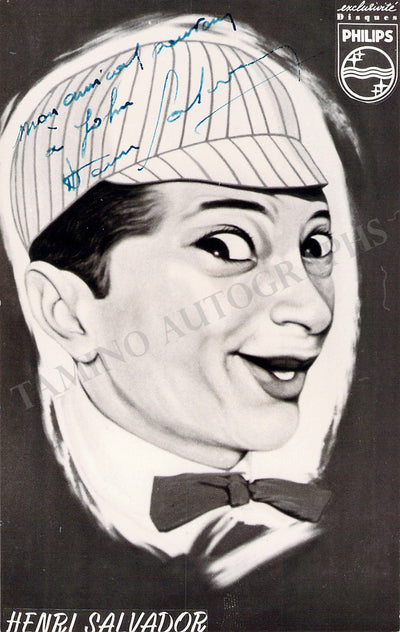 Salvador, Henri - Signed Postcard