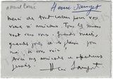 Sauget, Henri - Set of 4 Autograph Items