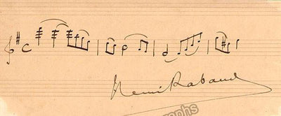 Autograph Music Quote Signed