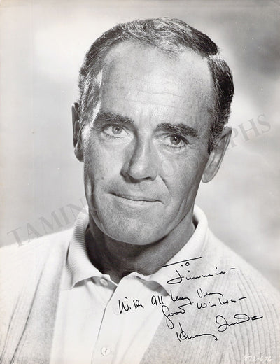 Fonda, Henry - Signed Photograph