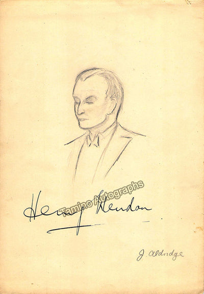 WENDON, Henry (Various Autographs)