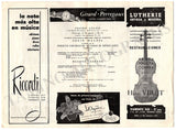Szeryng, Henryk - Concert Program Buenos Aires 1956