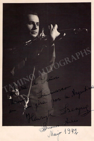 Szerying, Henryk - Signed Photograph 1942