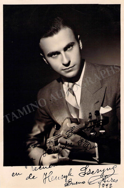 Szerying, Henryk - Signed Photograph 1942