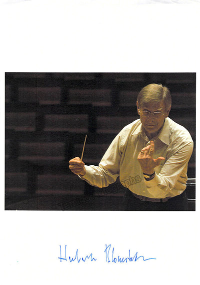 Blomstedt, Herbert - Signed Photograph