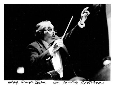 Handt, Herbert - Signed Photograph in Performance