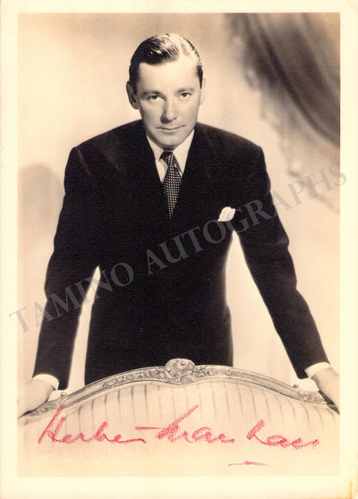 Marshall, Herbert - Signed Photograph