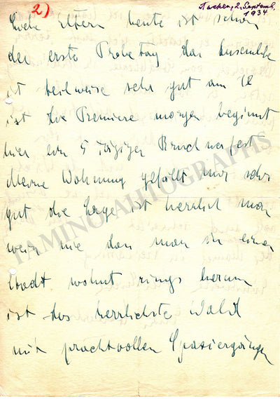 Autograph Letter Signed (1934)