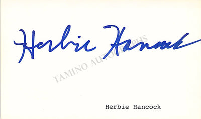 Hancock, Herbie - Signed Card