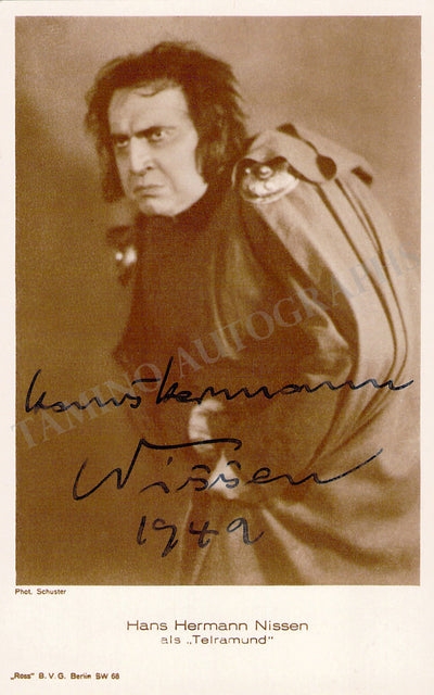 NISSEN, Hans-Hermann (Various Autographs)