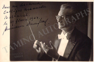 Scherchen, Hermann - Signed Photograph 1964