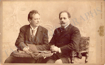 Winkelmann, Hermann - Reichmann, Theodor - Vintage Cabinet Photo