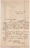 Rudersdorf, Hermine - Set of 3 Autograph Letters Signed 1869