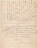 Spies, Hermine - Autograph Letter Signed 1887