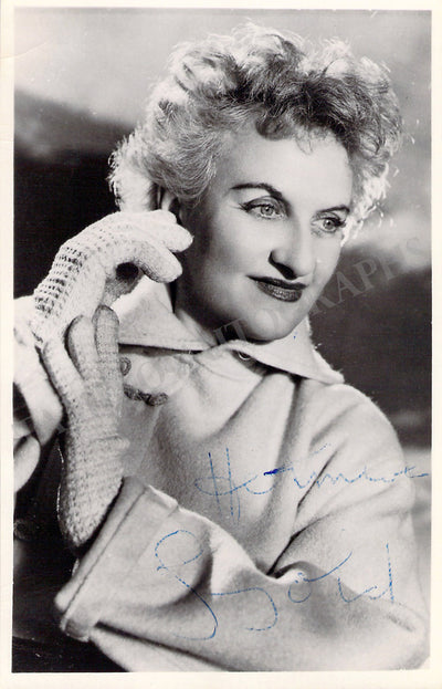 Gingold, Hermione - Signed Photograph