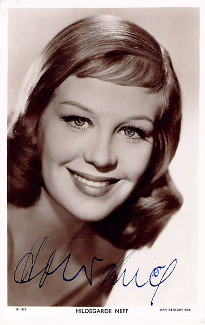 Neff, Hildegarde - Signed Photograph