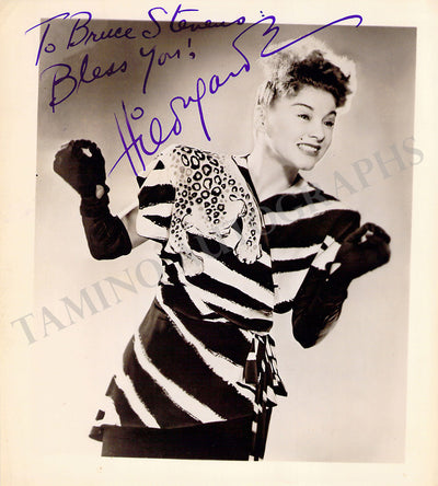 Hildegarde - Signed Photograph