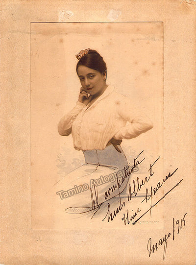 Spani, Hina - Signed Photograph 1915