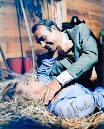 Blackman, Honor - Signed Photograph in "Goldfinger"