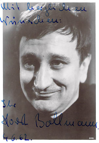 Bollmann, Horst - Signed Photograph 1962