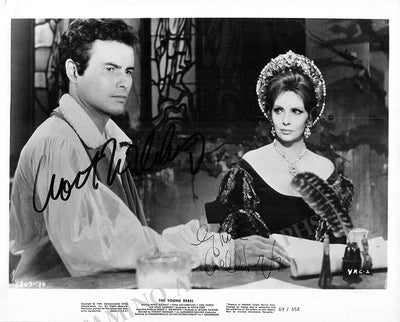 Lollobrigida, Gina - Bucholz, Horst - Signed Photograph in "The Young Rebel"