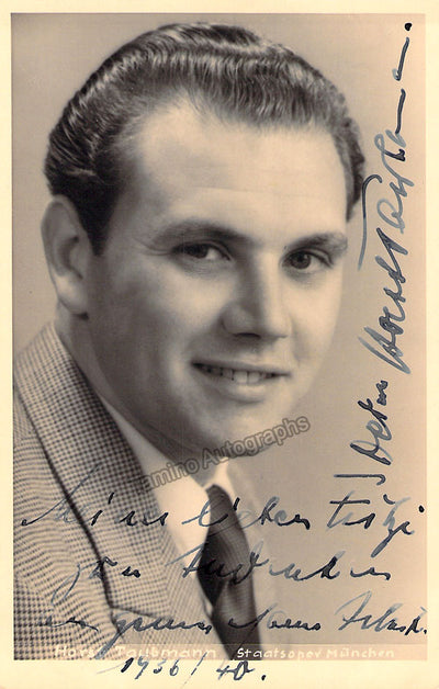 TAUBMANN, Horst (Various Autographs)
