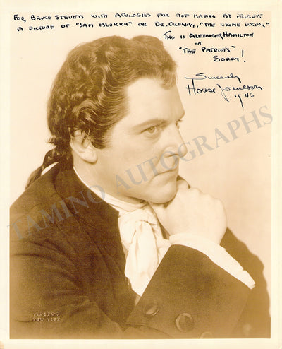 Jameson, House - Signed Photograph 1946