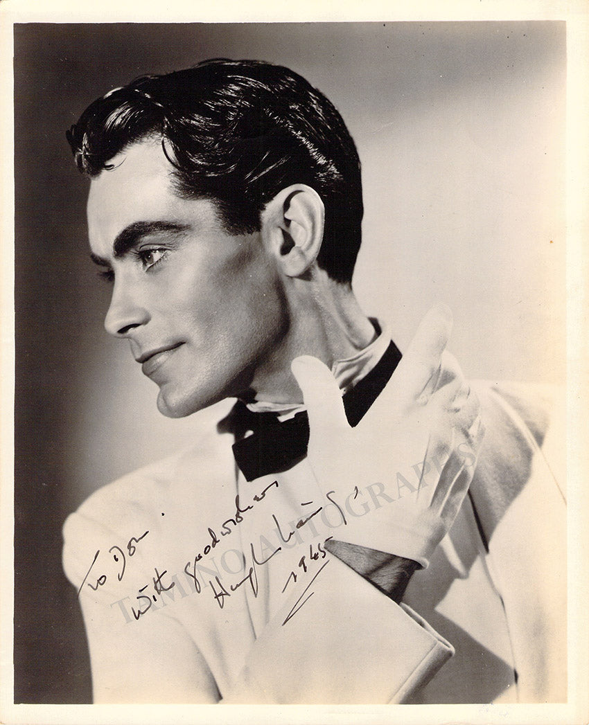 Hugh Laing Autograph Photograph 1945 Tamino