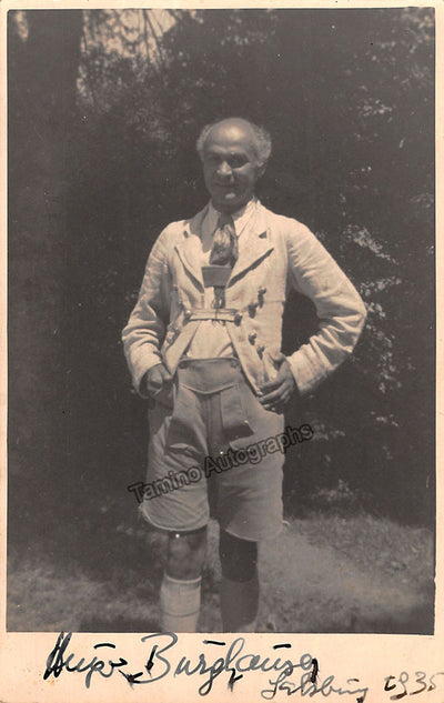 Burghauser, Hugo - Signed Photograph